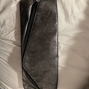 Beautiful silver and black HOBO clutch. Bought from someone but never used.